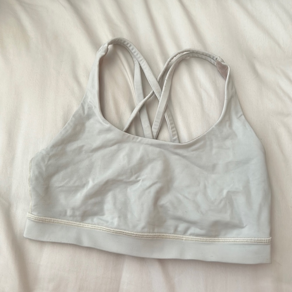White lululemon bra